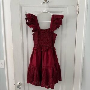 Sea New York Burgundy Mini Dress
